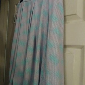 Autographed. Lularoe Madison Skirt. NWTs.